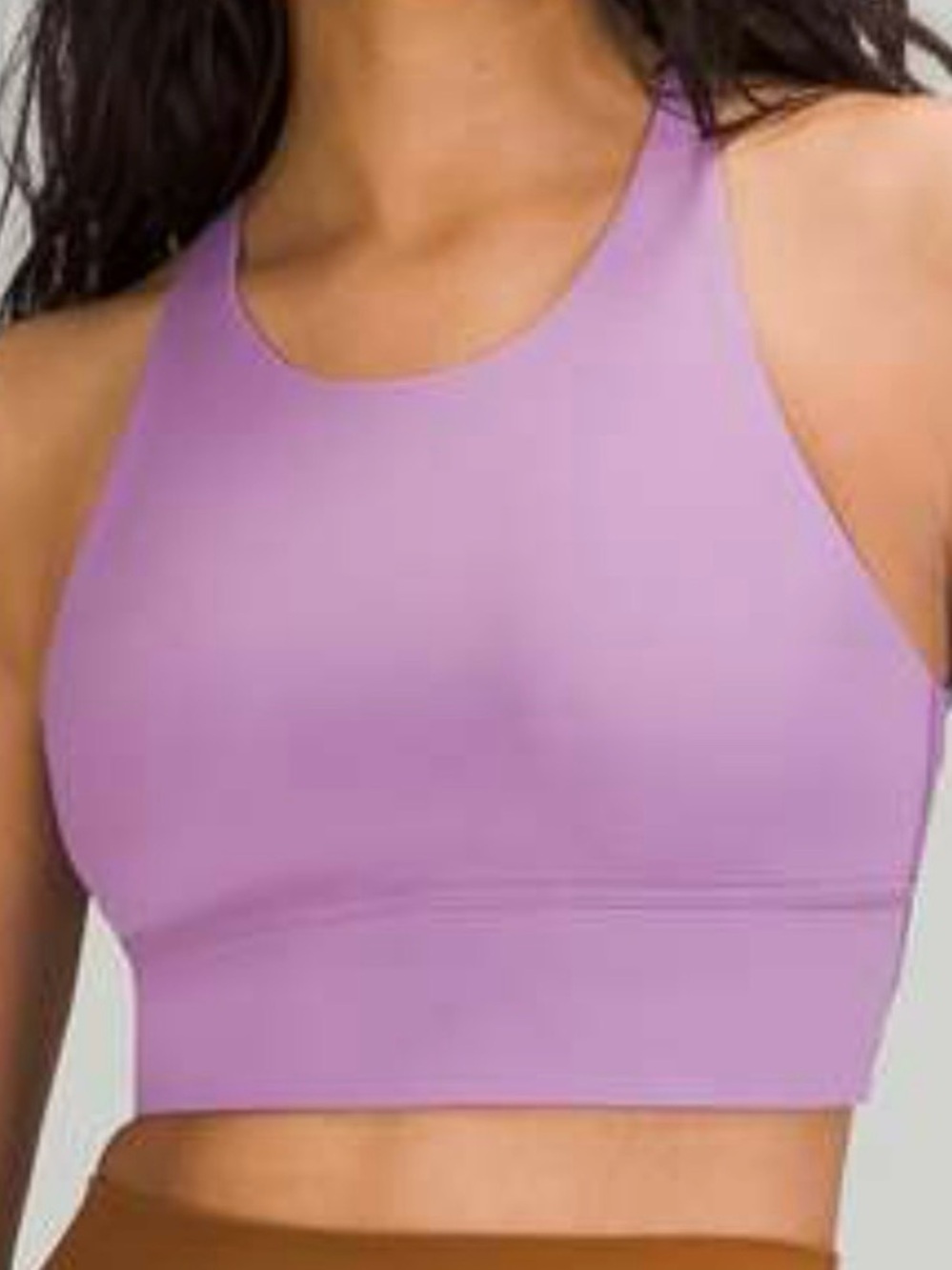 Lululemon Free to Be High-Neck Longline Bra Wild A/B Cup - Wisteria Purple Sz 6